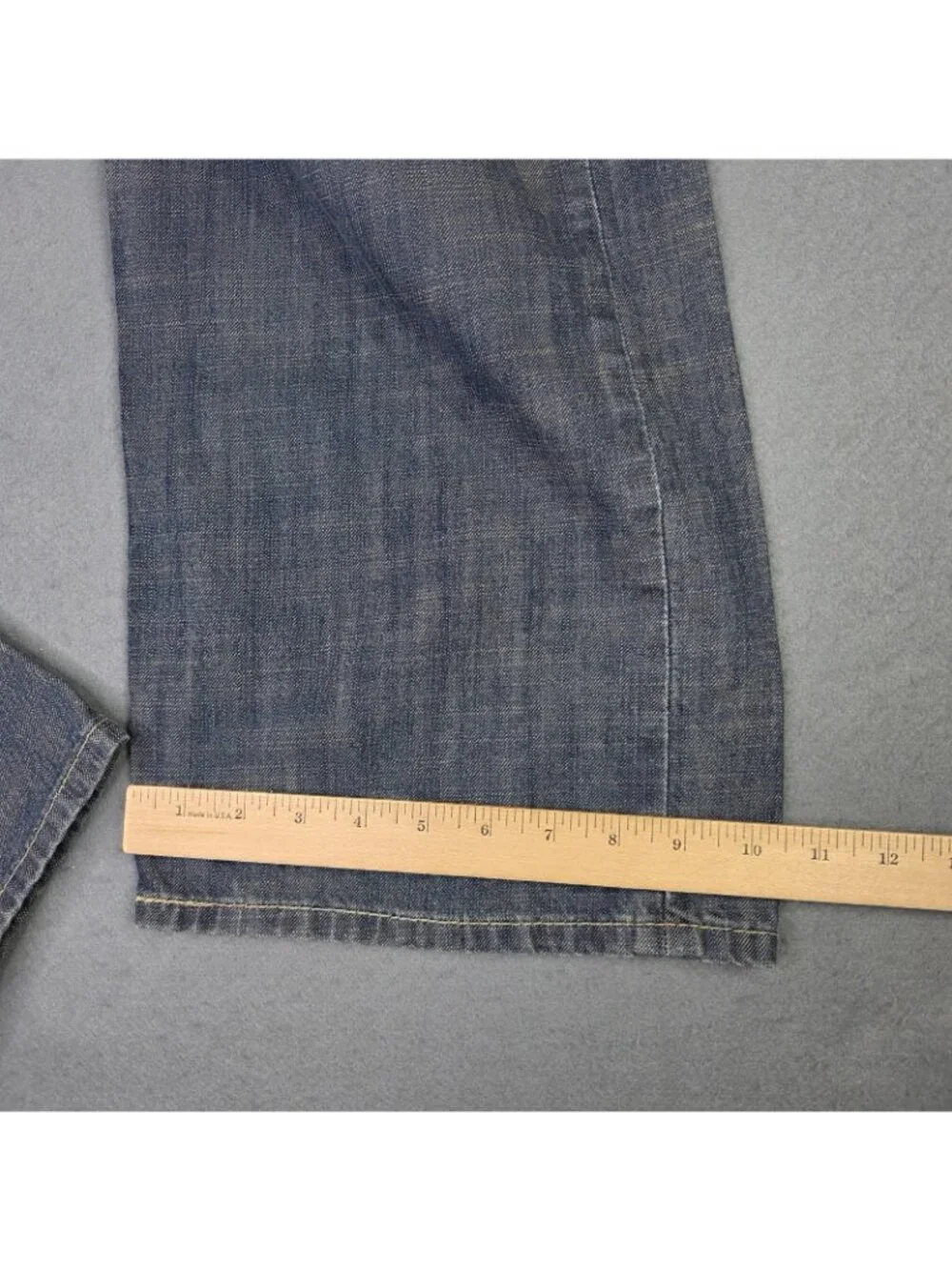 Levis 569 Jeans Mens 42x32 Blue Denim Crosstown Wash Relaxed Straight Y2K Grunge